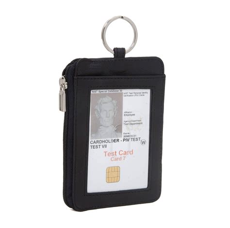 RFID Wallet Double ID Key Ring Mini 